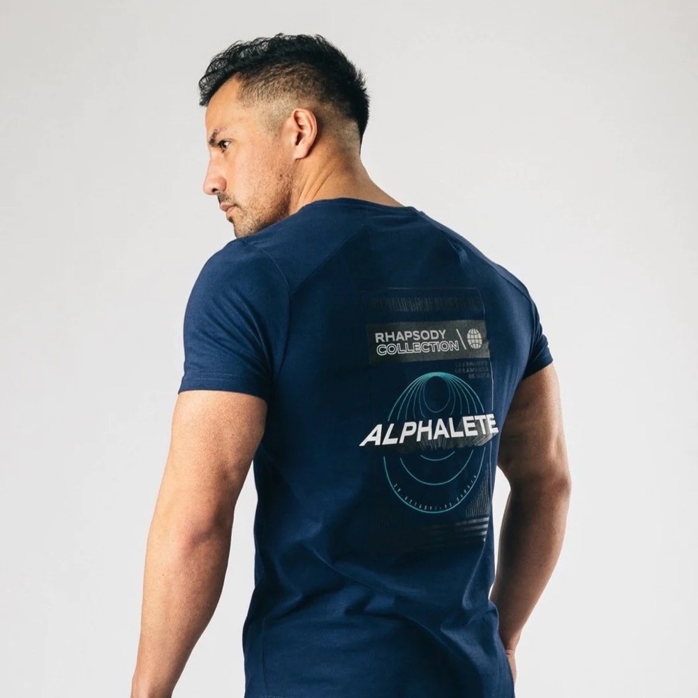 Alphalete Rhapsody Retro Tee (M)- Oasis
